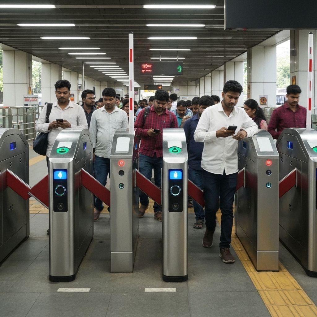 Mumbai Metro Boom Barriers